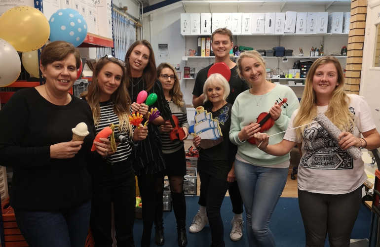 Photograph of the DAC Beachcroft volunteers